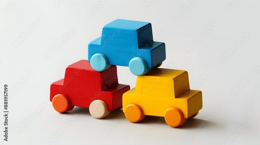 Colorful Classic Geometric Baby Toys Isolated on White Background for Photography Colorful Classic Geometric Baby Toys Isolated on White Background for Photography
