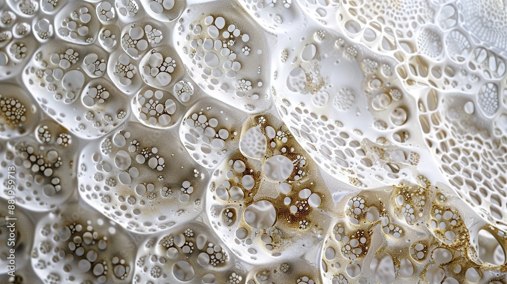 Close-up of detailed biological patterns, white backdrop, shot in diffused natural light, high contrast Close-up of detailed biological patterns, white backdrop, shot in diffused natural light, high contrast