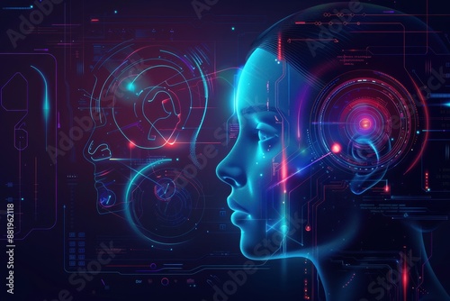 Wallpaper Mural AI hearing check, advanced technology for accurate auditory assessments and diagnostics... Torontodigital.ca