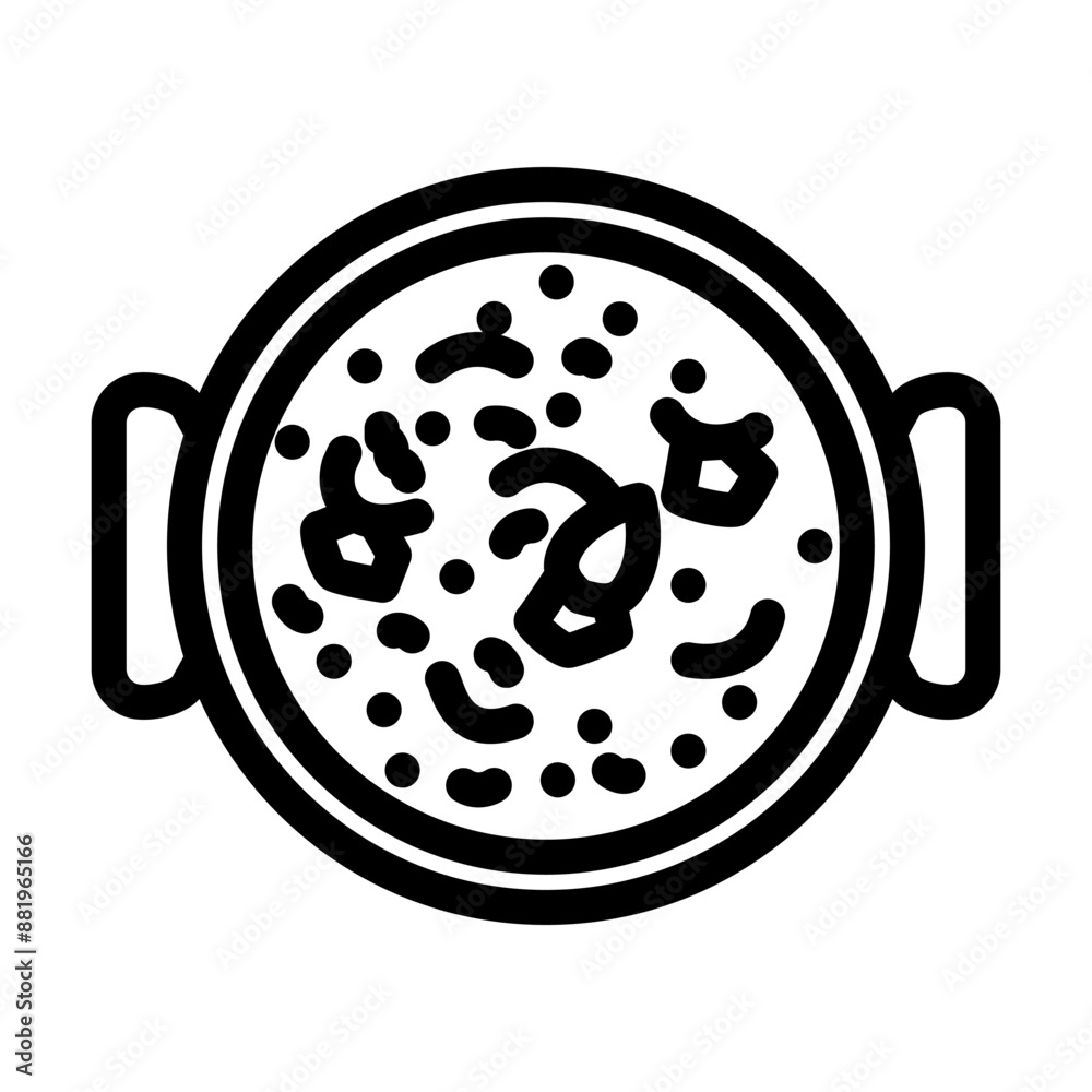 making homemade soup autumn line icon vector. making homemade soup autumn sign. isolated contour symbol black illustration making homemade soup autumn line icon vector. making homemade soup autumn sign. isolated contour symbol black illustration