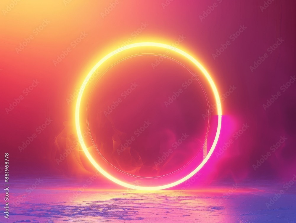 Brightly glowing circle with a soft gradient effect, floating against a high-quality, minimalist backdrop, showcasing the ethereal and captivating beauty of luminescent shapes Brightly glowing circle with a soft gradient effect, floating against a high-quality, minimalist backdrop, showcasing the ethereal and captivating beauty of luminescent shapes