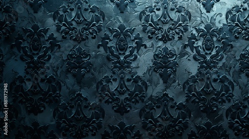 Dark Retro Wallpaper with Vintage Patterns and Textures, Ideal for Stylish Backgrounds