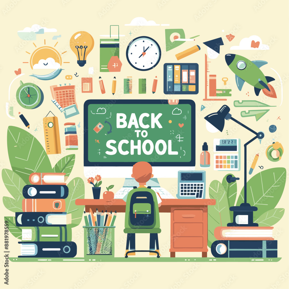 Back To School illustrationI Back To School illustrationI