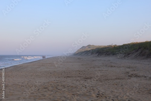 beach in the morning