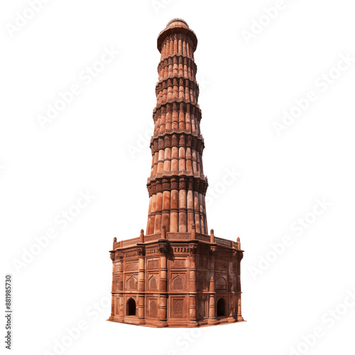 qutub minar transparent background