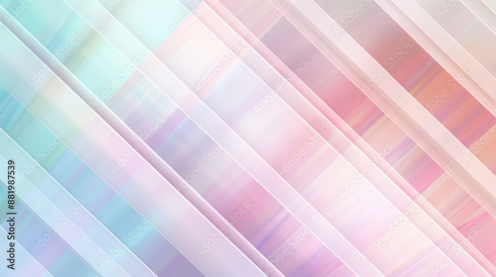 An abstract background features soft pastel colors in diagonal stripes with a smooth gradient, ideal for gentle and modern designs. An abstract background features soft pastel colors in diagonal stripes with a smooth gradient, ideal for gentle and modern designs.