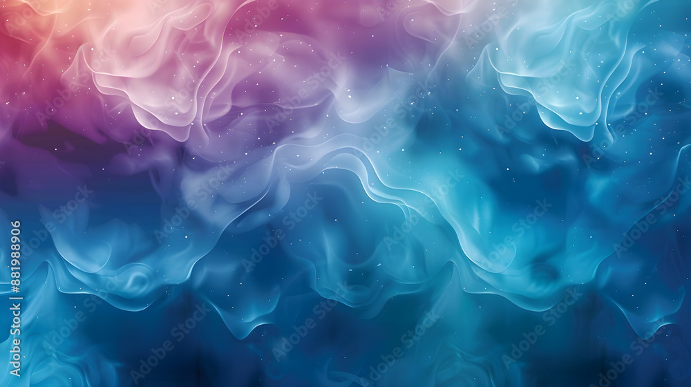 Fototapeta premium Abstract colorful gradient background with wave-like and fluid design, suitable for creative and artistic purposes, with copy space.