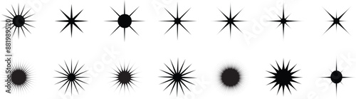 sparkles icon set.