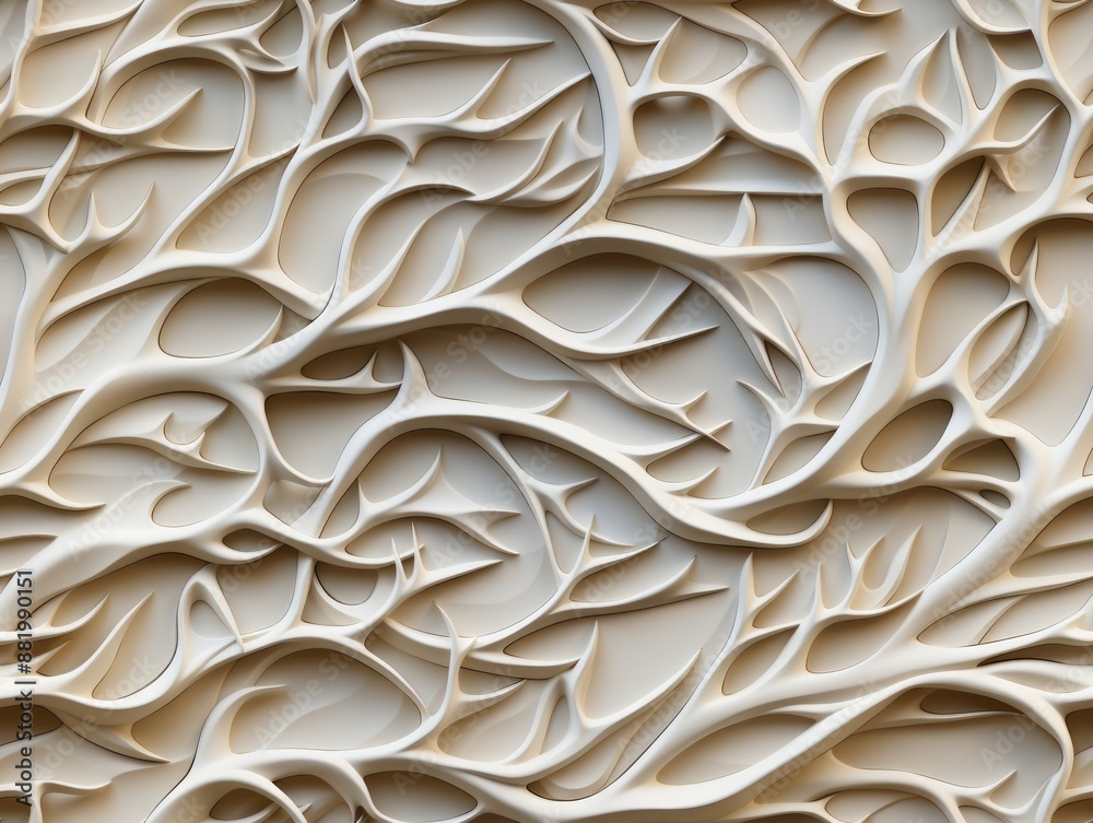 Abstract white wavy texture with intricate layered design patterns. Abstract white wavy texture with intricate layered design patterns.