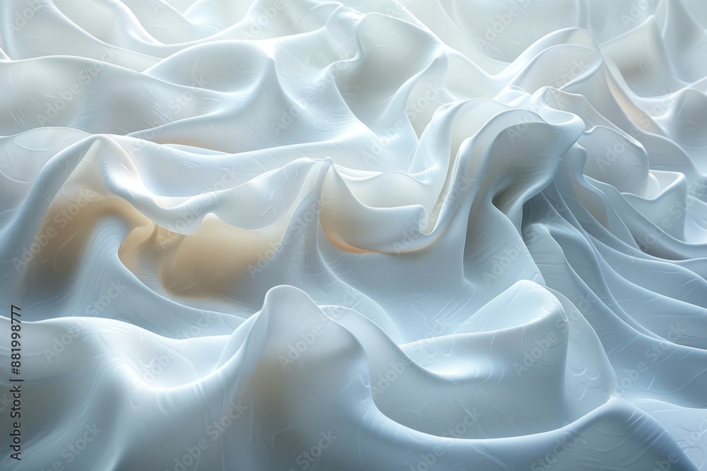 Abstract White Fabric Texture