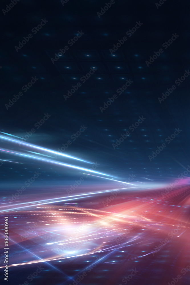Light neon tunnel, abstract neon background. Light neon tunnel, abstract neon background.