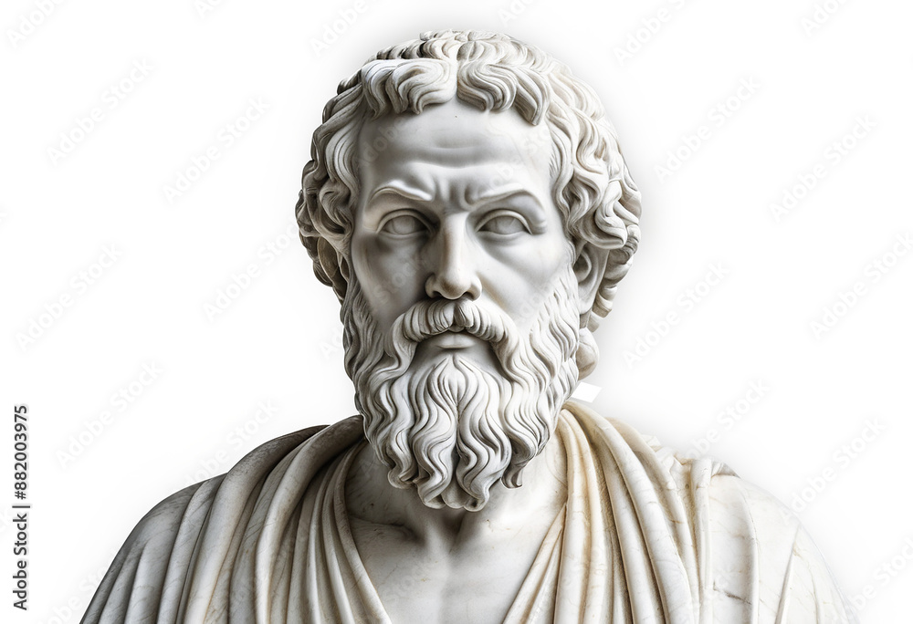 Symbol of Knowledge: Thoughtful Philosopher Marble Statue Symbol of Knowledge: Thoughtful Philosopher Marble Statue
