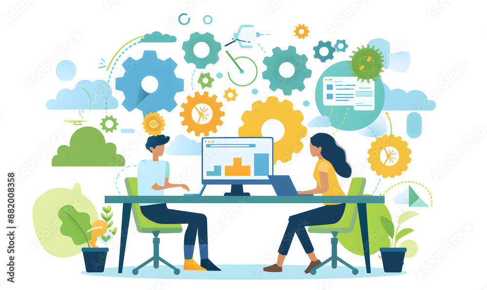 business and idea thinking concept. business and idea thinking concept.