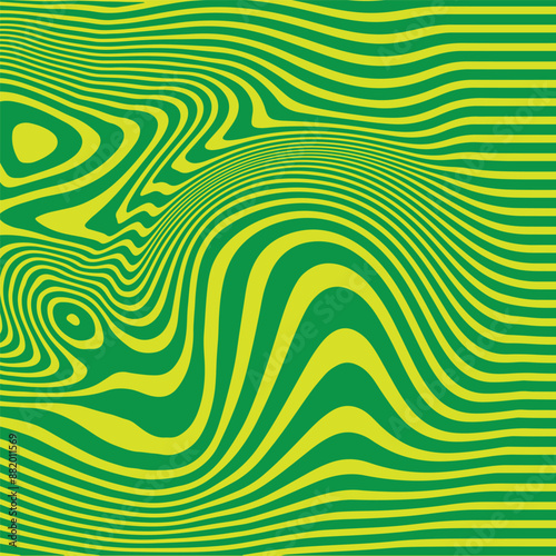 Modern Wavy pattern background. Retro abstract cover. Vector colorful wallpaper