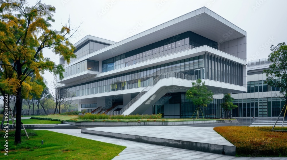 Modern Architectural Design of a Facade Modern Architectural Design of a Facade