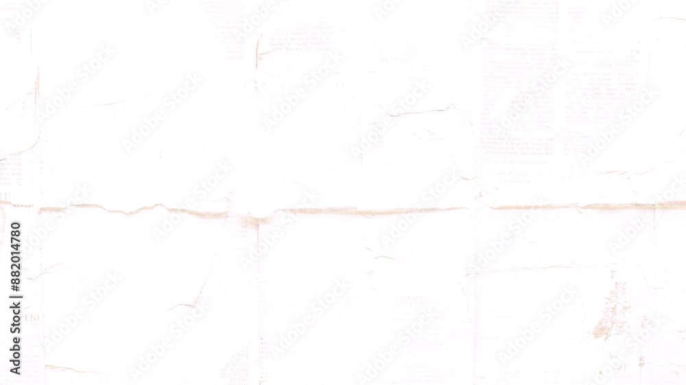 low contrast folded white noisy aged newspaper nostalgic video background, textured sepia old paper, dirty random look, antique motion design background low contrast folded white noisy aged newspaper nostalgic video background, textured sepia old paper, dirty random look, antique motion design background
