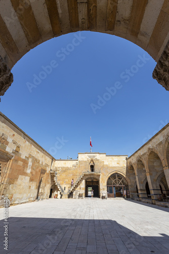 Saruhan Caravanserai is located in Nevsehir province photo