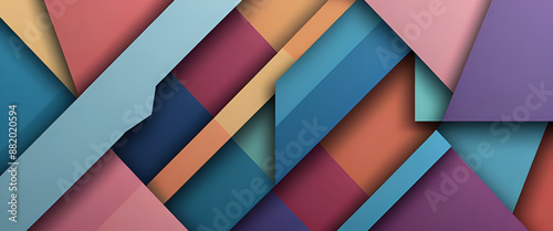 illustrazione con elementi geometrici a tema astratto contemporaneo