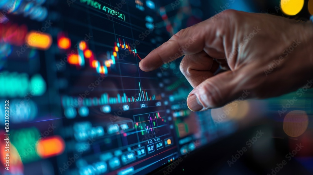 Analyzing Financial Data on a Computer Screen Analyzing Financial Data on a Computer Screen