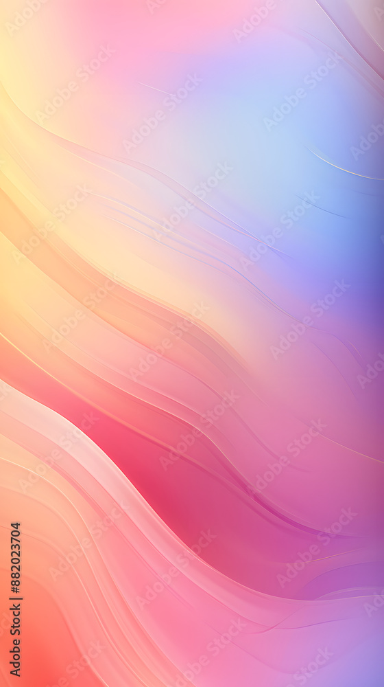 Digital colorful soft curves abstract poster mobile phone background Digital colorful soft curves abstract poster mobile phone background
