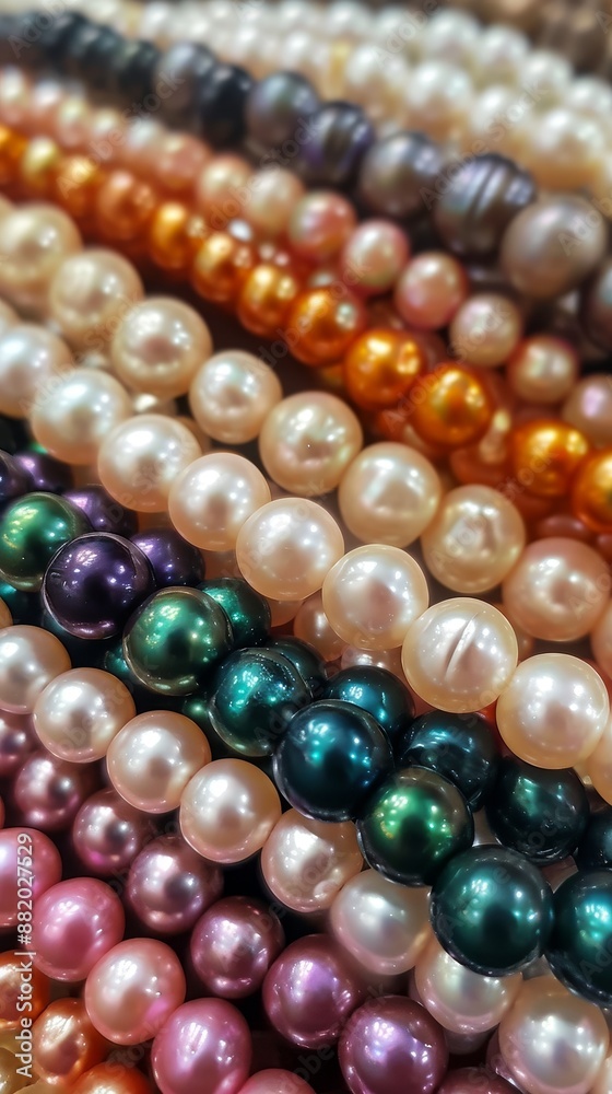Collection of Multi Color Pearls Collection of Multi Color Pearls