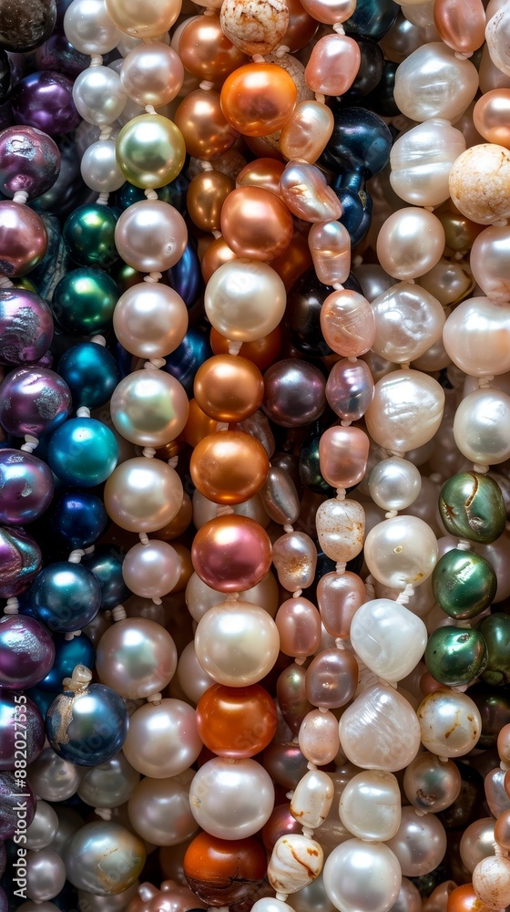 Collection of Multi Color Pearls Collection of Multi Color Pearls