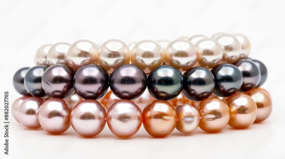 Collection of Multi Color Pearls Collection of Multi Color Pearls