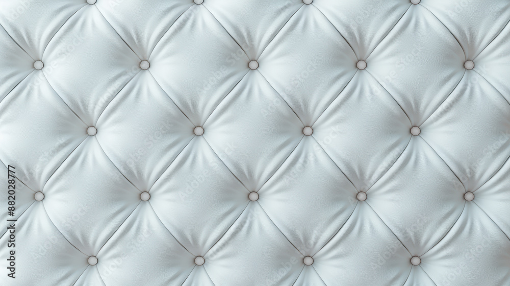 Elegant white leather upholstery pattern with tufted details, perfect for luxurious furniture and interior design backgrounds. Elegant white leather upholstery pattern with tufted details, perfect for luxurious furniture and interior design backgrounds.