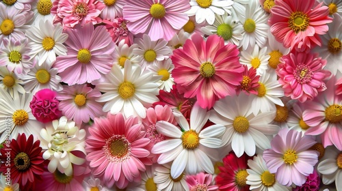 A Colorful Bouquet of Daisies and Flowers