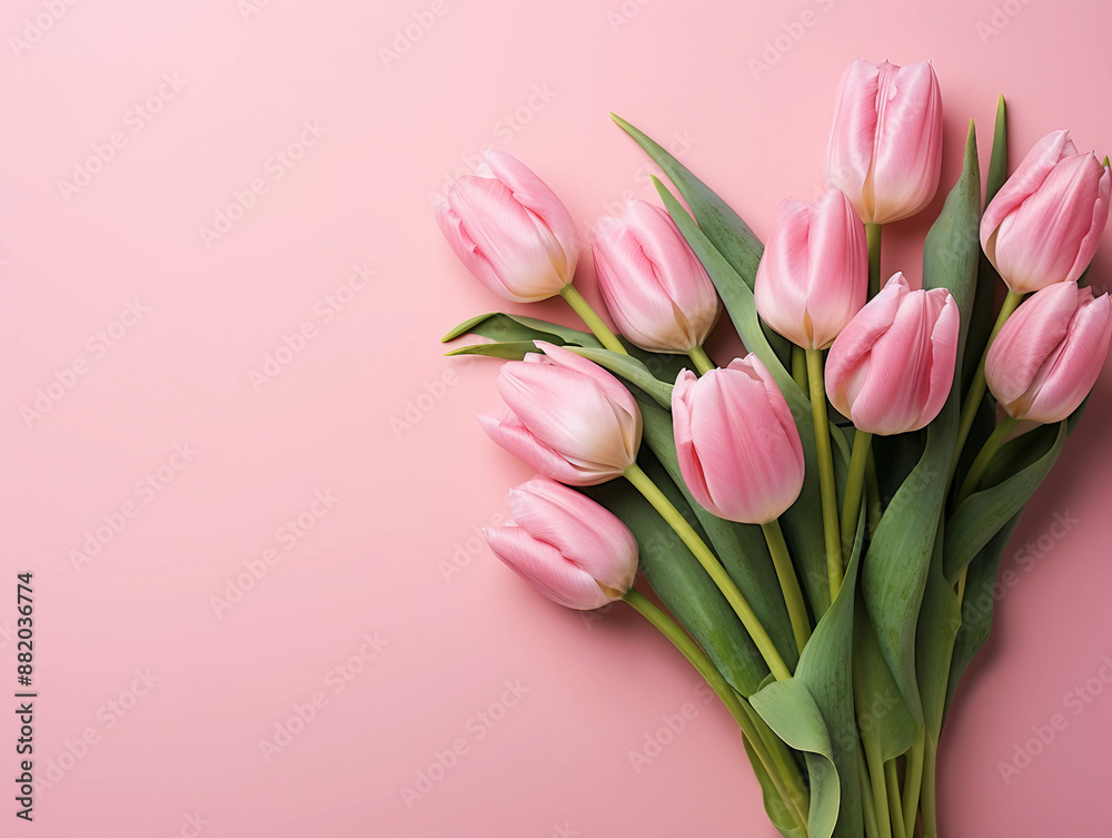 bouquet of pink tulips bouquet of pink tulips