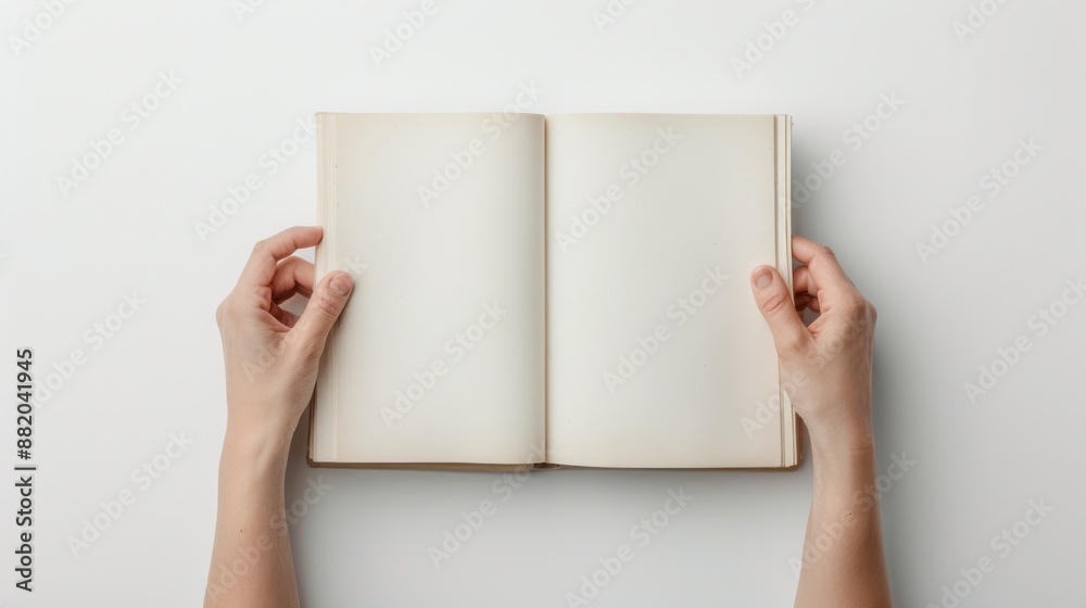 Open Book Held by Two Hands Open Book Held by Two Hands