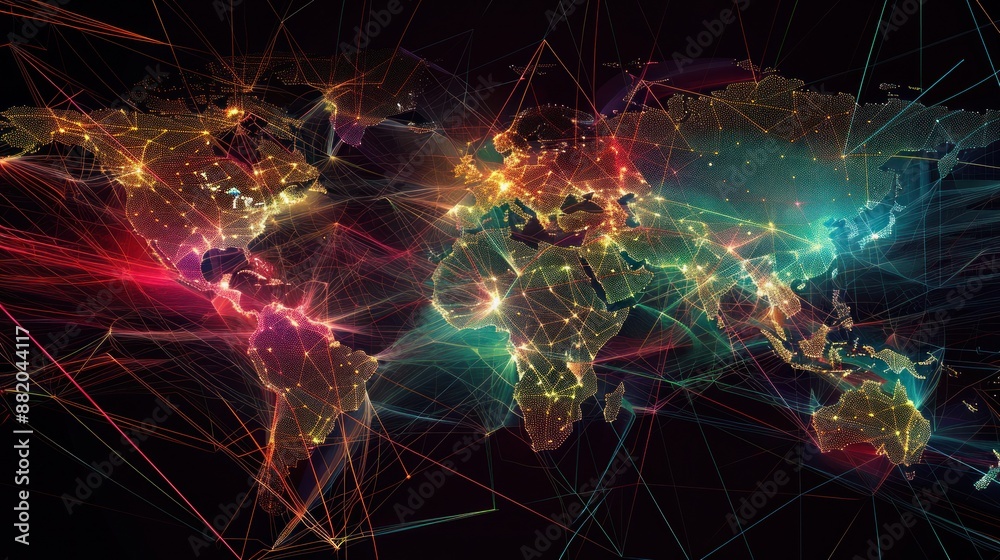 Global Network of Connections Global Network of Connections