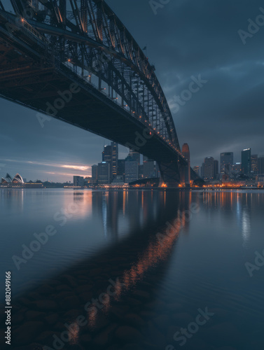 conic bridge at dusk © นัฐพล ตันยวม