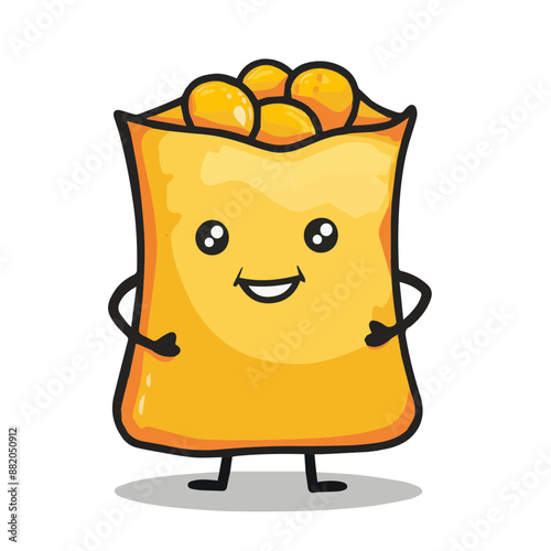 Cute Cartoon Bag of Potato ...