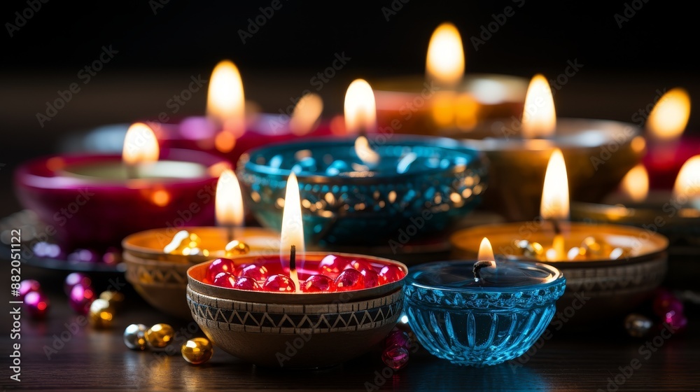 Vibrant and Colorful Happy Diwali Night The Festival of Light Vibrant and Colorful Happy Diwali Night The Festival of Light
