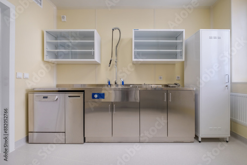 treatment room in a modern clinic or medical laboratory with equipment