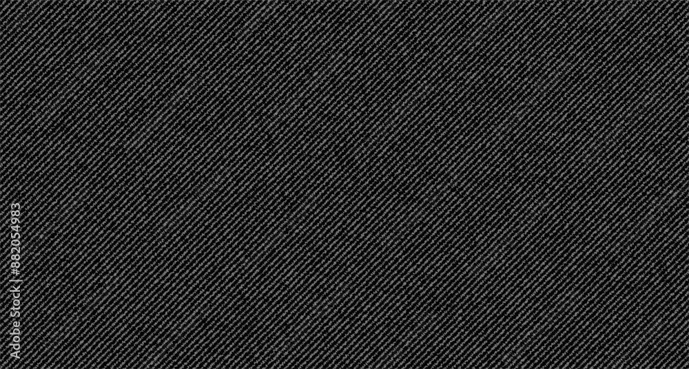 Black denim pattern texture vector illustration.