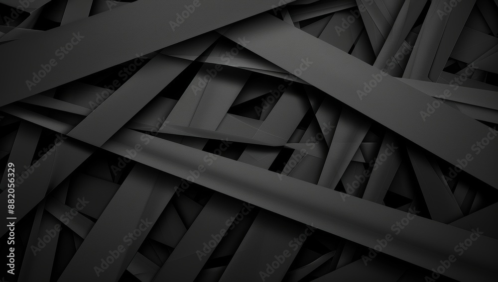 Obraz premium An abstract detailed shape on a black futuristic background. 3D render.