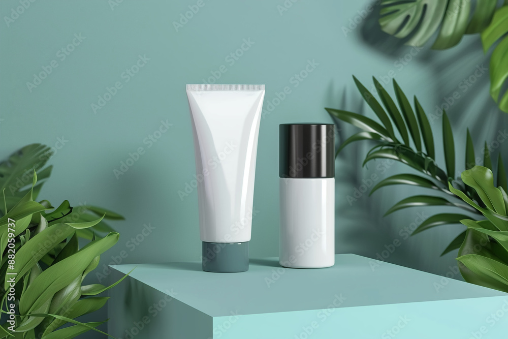 cosmetic product mock up, blank for graphic design, template for advertising cosmetic product mock up, blank for graphic design, template for advertising