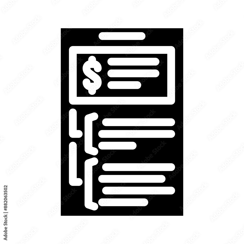 budgeting business process glyph icon vector. budgeting business process sign. isolated symbol illustration budgeting business process glyph icon vector. budgeting business process sign. isolated symbol illustration