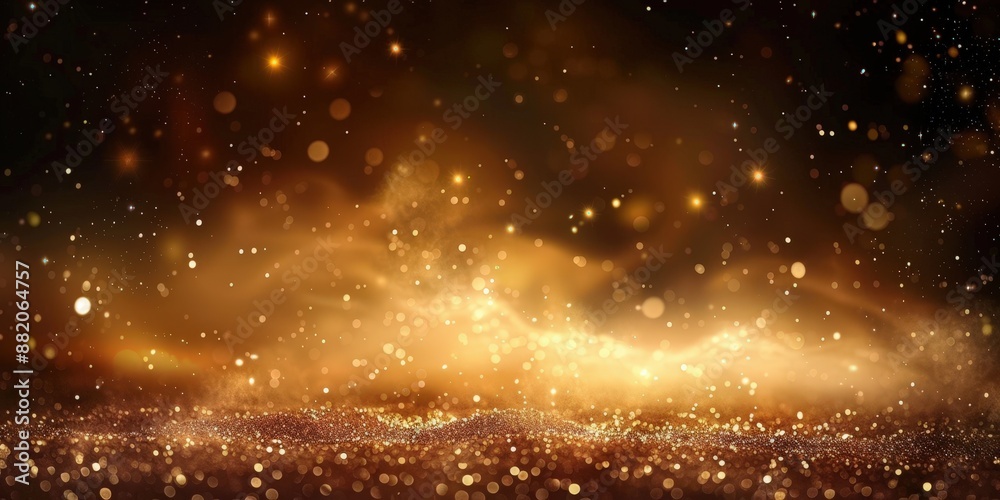 Obraz premium Sparkling Golden Abstract Background