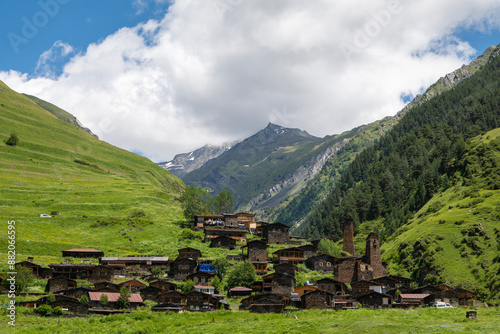 mountain village in the mountains