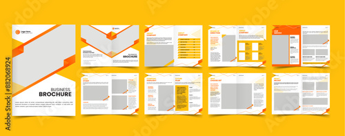A comprehensive and visually appealing modern business brochure layout