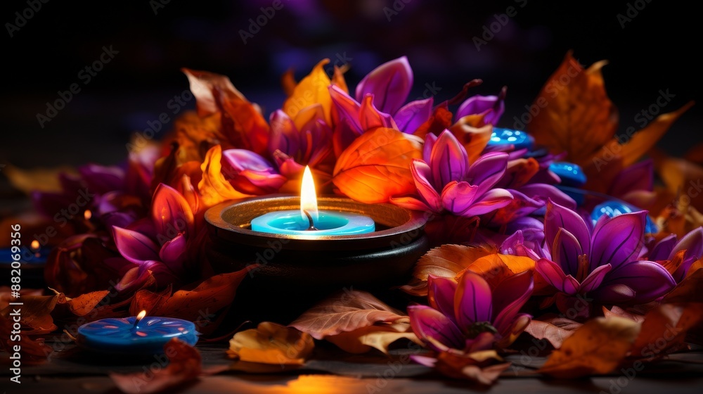 Vibrant and Colorful Happy Diwali Night The Festival of Light Vibrant and Colorful Happy Diwali Night The Festival of Light