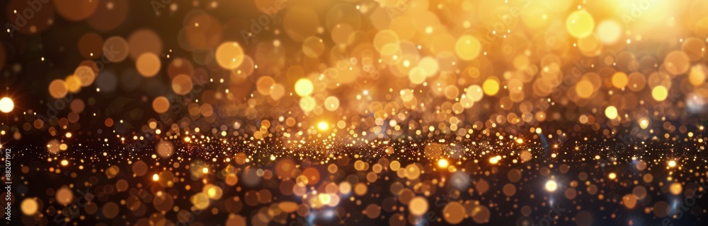 Abstract Golden Lights Blurred Background Abstract Golden Lights Blurred Background