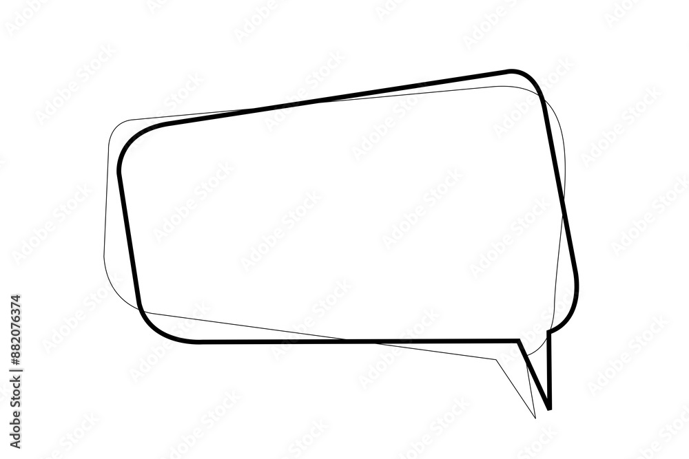 Speech bubble quote. Blank speech bubble template illustration. Speech bubble quote. Blank speech bubble template illustration.