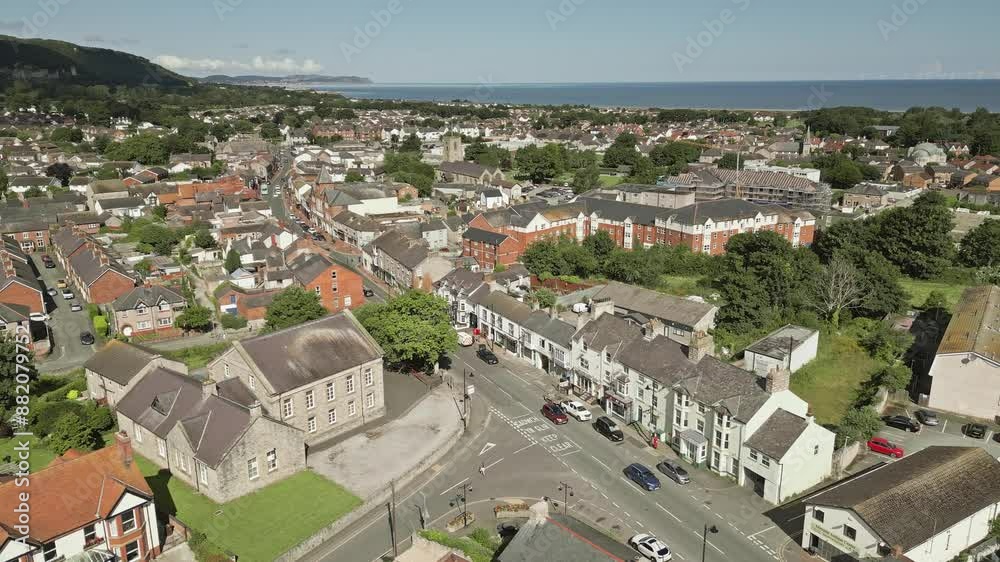 Abergele main street, North Wales, United Kingdom Abergele main street, North Wales, United Kingdom