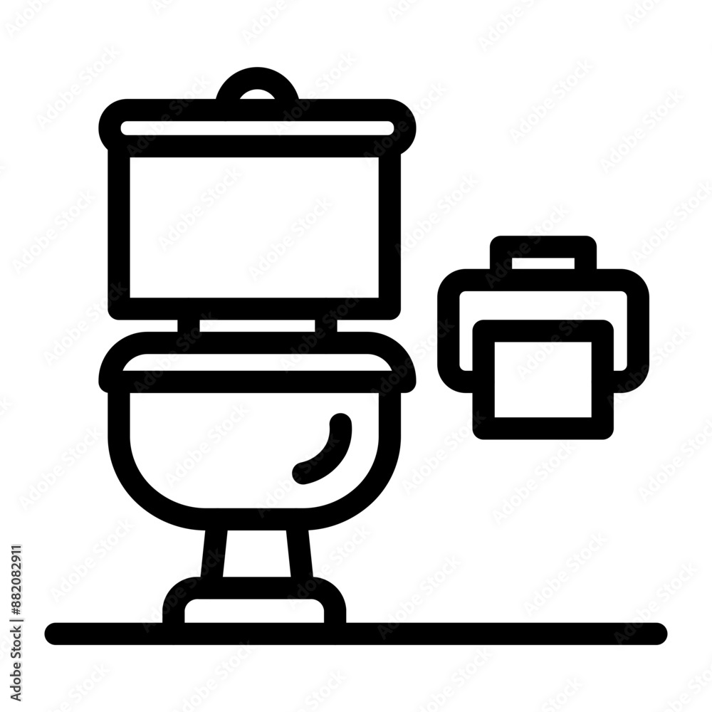 Naklejka premium bathroom