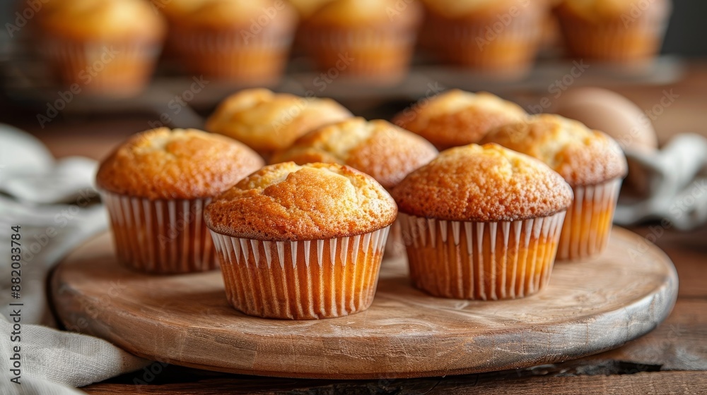 Homemade vegan muffins with biodegradable liner, Quick Breakfast, Sustainable and tasty morning treat Homemade vegan muffins with biodegradable liner, Quick Breakfast, Sustainable and tasty morning treat