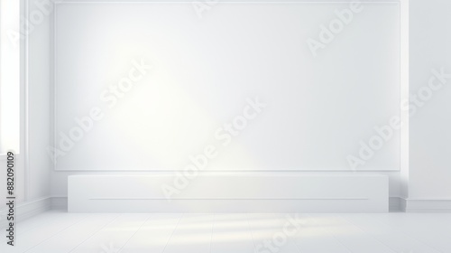 Sunlit white minimalist roo...